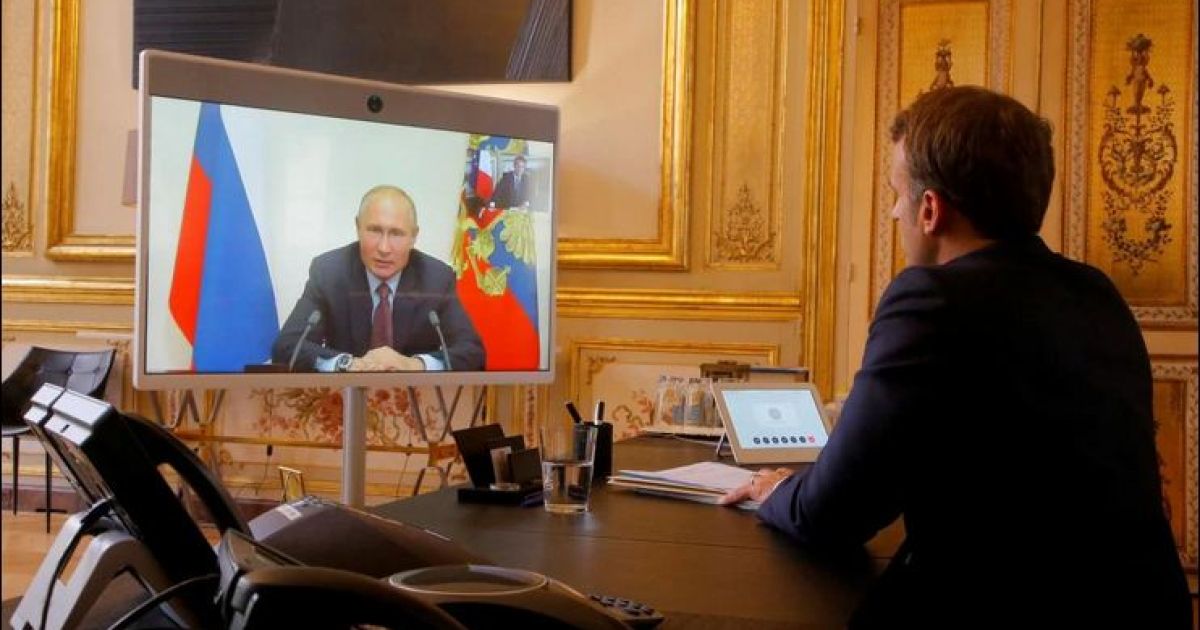 Путин, Макрон